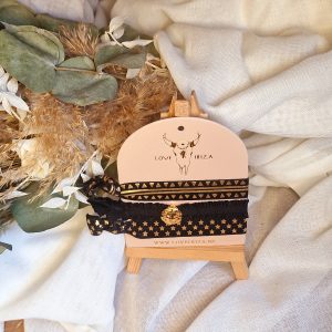 Bracelets élastiques multi-usages LOVE IBIZA - golden stars