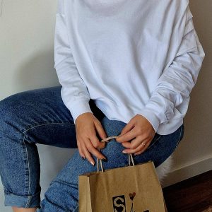 Sweat léger Coralie - Blanc