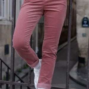 Pantalon Chino Anaïs en Velours