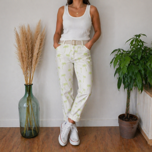 Pantalon motifs palmiers
